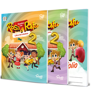 Rosa y Rafa 2 - Libro del alumno + Mi Portafolio + Cuaderno de actividades (3 Kitap)