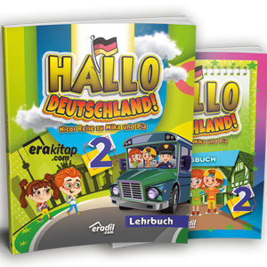 Hallo Deutschland 2 - Lehrbuch + Arbeitsbuch (2 Kitap)
