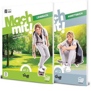 Mach mit A1.2 - Lehrbuch + Arbeitsbuch (2 Kitap)