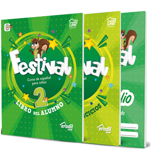 Festival 2 - Libro del alumno + Mi Portafolio + Libro de ejercicios (3 Kitap)