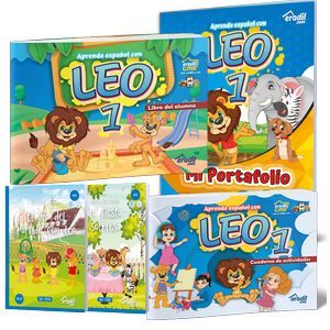 Leo 1 - Libro del alumno + Mi Portafolio + Libro de ejercicios + Lecturas (5 Kitap)