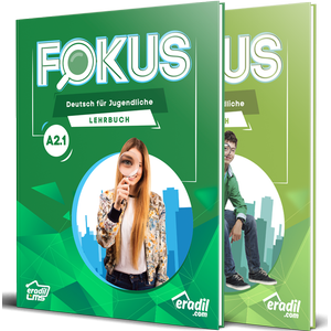 Fokus Deutsch A2.1 - Lehrbuch + Arbeitsbuch (2 Kitap)