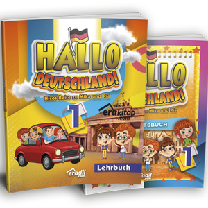 Hallo Deutschland 1 - Lehrbuch + Arbeitsbuch (2 Kitap)