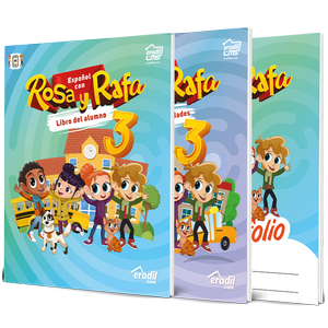 Rosa y Rafa 3 - Libro del alumno + Mi Portafolio + Cuaderno de actividades (3 Kitap)