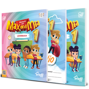 Max und Mia 1 - Lehrbuch + Mein Portfolio + Arbeitsbuch (3 Kitap)