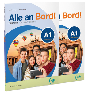 Alle an Bord! A1 - Kursbuch + Arbeitsbuch (2 Kitap)