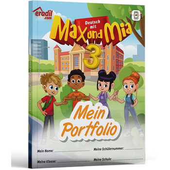 Max und Mia 3 - Lehrbuch + Mein Portfolio + Arbeitsbuch (3 Kitap)