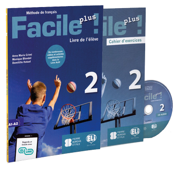 Facile Plus 2 Livre de l'eleve + Cahier dactivits (2 Kitap)
