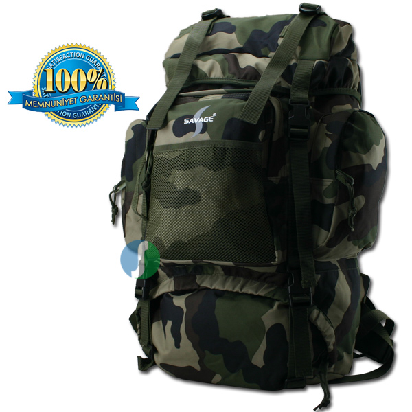 Savage Hh03205 Sırt Çantası Kamuflaj 40lt