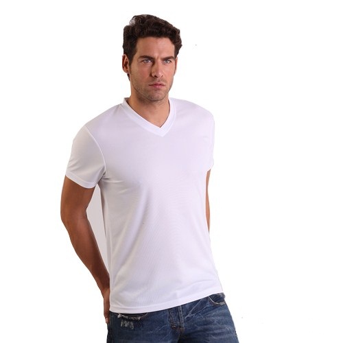 Thermoform Microfiber V Yaka T shirt Beyaz S