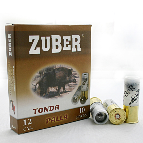 Tek Kurşun 12 Cl. Zuber Tonda Av Fişeği