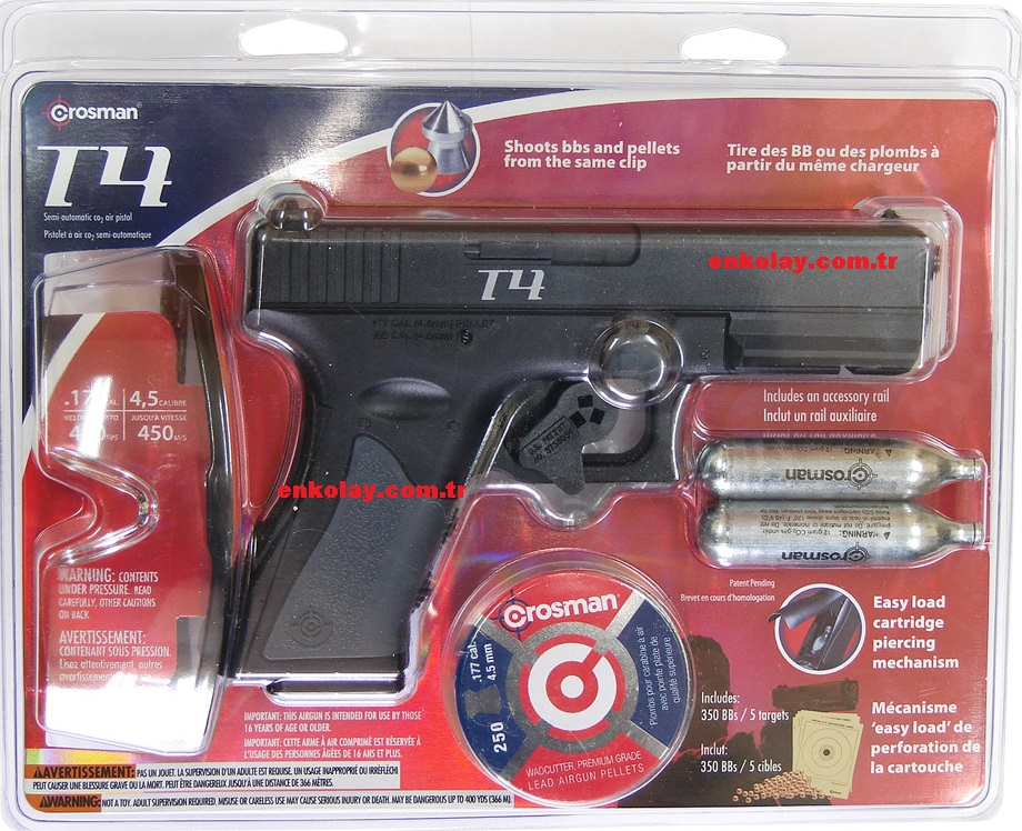 Crosman T4KT Havalı Tabanca (Hediyeli)