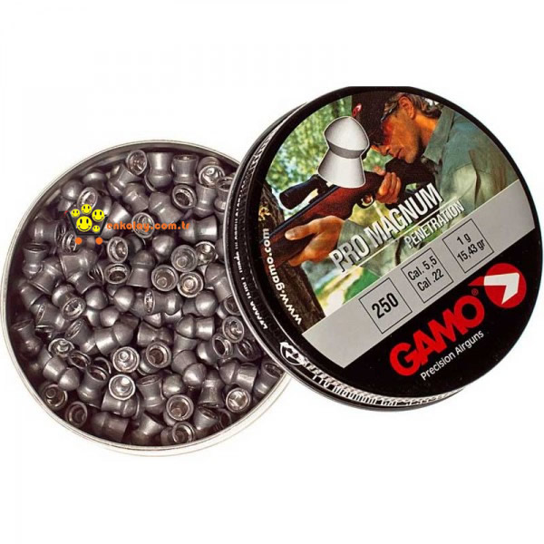 Gamo Pro Match Havalı Tüfek Saçması 5.5mm (Metal Kutu, 250 li)
