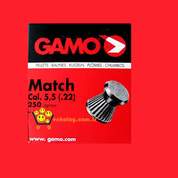 Gamo Match Havalı Tüfek Saçması 5.5mm (Karton Kutu, 250 li)