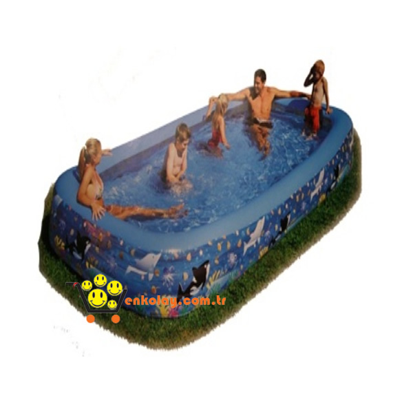 Bestway Mercan Desenli Şişme Aile Havuzu (54019)