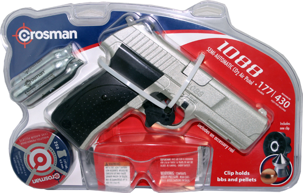 Crosman 1088 4.5 CAL NİKEL HAVALI TABANCA SETİ
