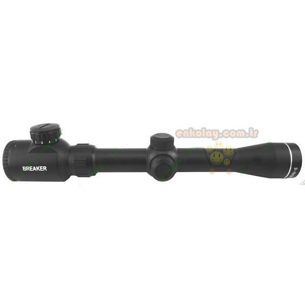 Breaker-Nikula 3-9x40EG Raylı Ayaklı Işıklı Tüfek Dürbünü