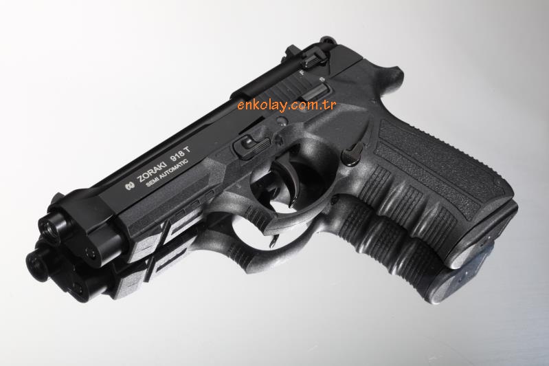 Zoraki 918 18+1 9 mm Kurusıkı Ses Tabancası (Hediyeli)