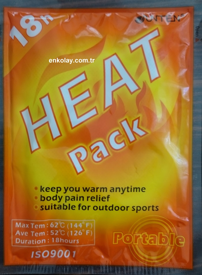 Junten Heat Pack Isınmatik 18 Saat Vücut Isıtıcı