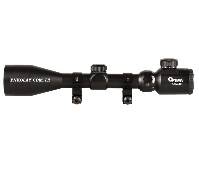 Optima 3-9x40 Işıklı Tüfek Dürbünü