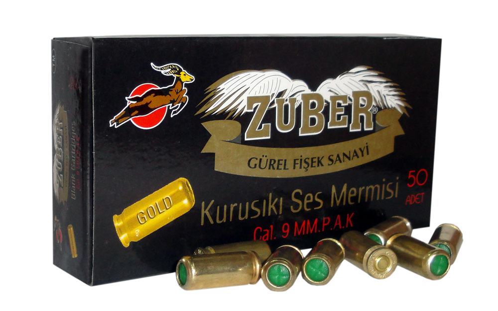 Zuber 9mm Gold Ses Mermisi
