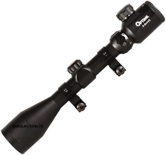 Optima 3-9x44 Işıklı Tüfek Dürbünü