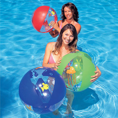 Top 31002 41 Cm Deniz Ortamı Desenli