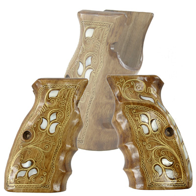 Kabze Cz 75 Ahşap İşlemeli