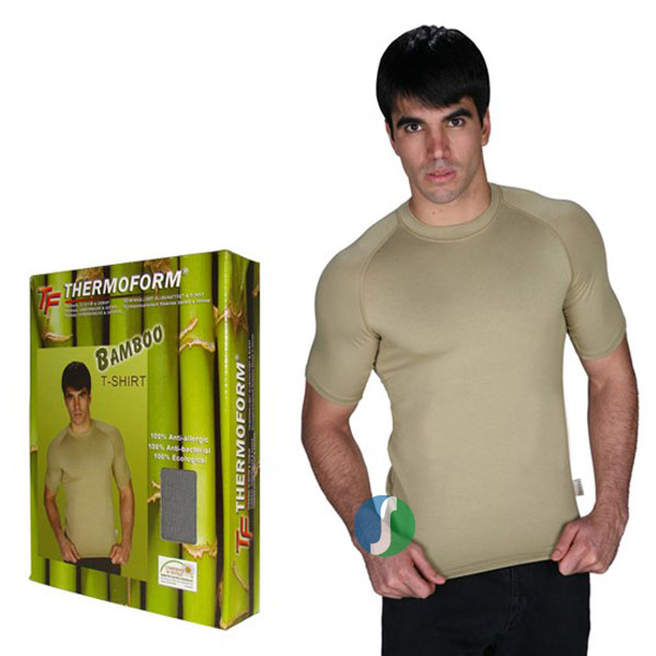 Bambu Reglan Kısa Kol Tshirt Beyaz S