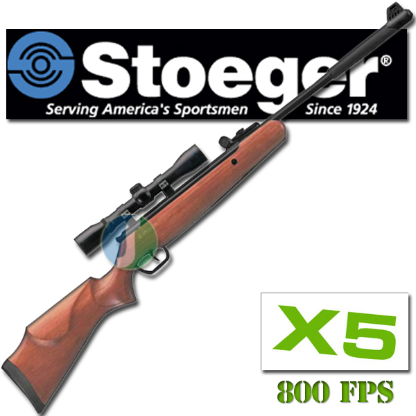 Havalı Tüfek Stoeger X5 4.5 Mm Combo Ahşap