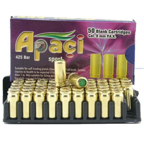 Apache Sarı 9mm Ses Mermisi