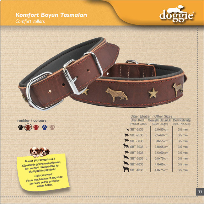 SBT 2533 L Metal Süslü Tasma 2.5*60 Cm