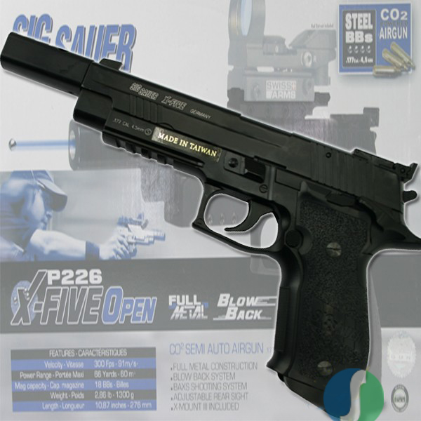 Havalı Tabanca Sıg Sauer P226 4.5mm X fıve Open