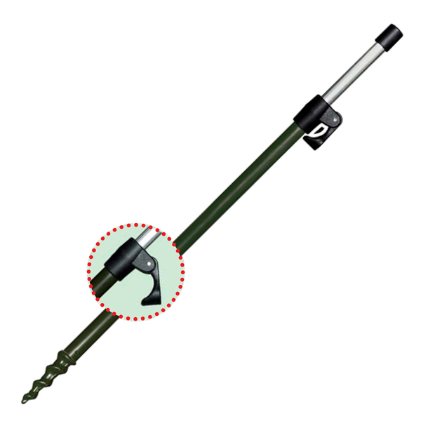 Cz 0932 Tel. Alu Bank Stick 90 160cm