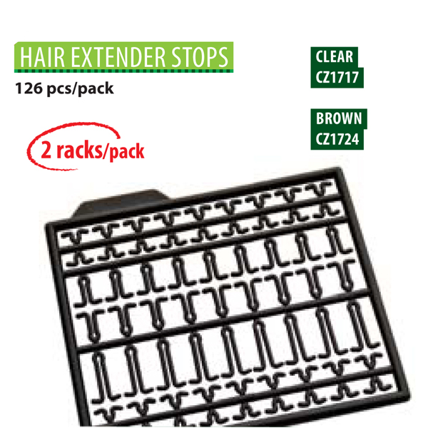 Cz 1724 Hair Extender Stops, Brown (126pcs)