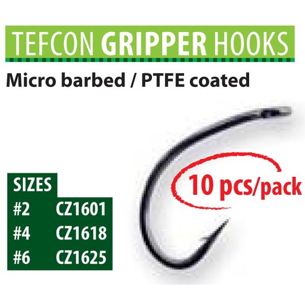 Cz 1618 Tefcon Gripper Hooks #4 (10 Pcs)
