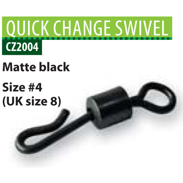 Cz 2004 Quick Change Swivel #4 (10 Pcs) Matte Black