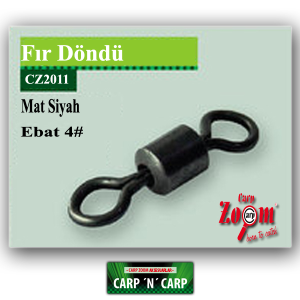 Cz 2011 Rolling Swivel #4 (10 Pcs) Matte Black