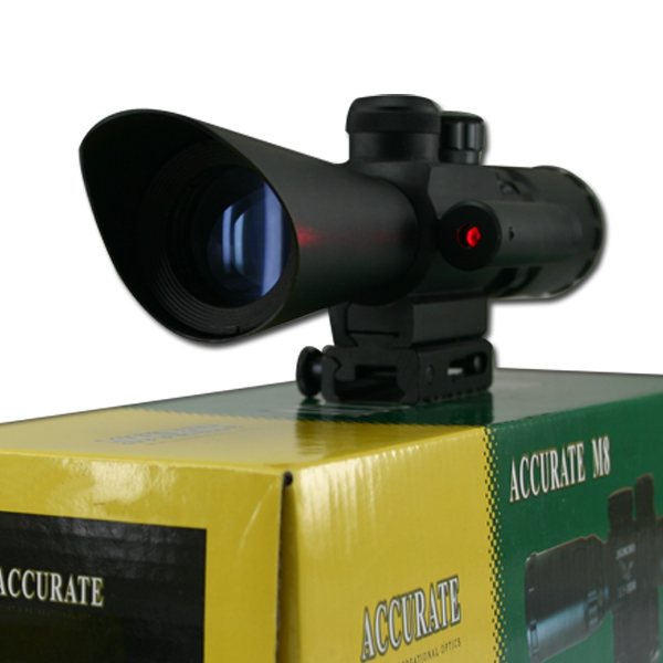 3,5 10*40 Accurate M8 Zoomlu Tüfek Dürbünü