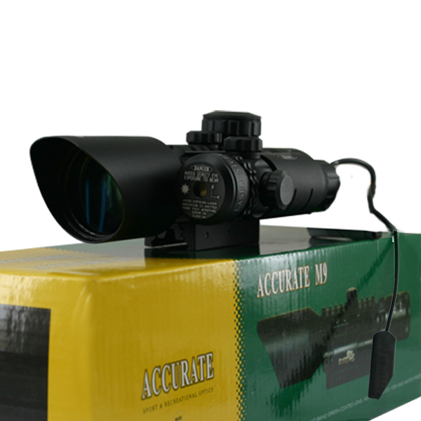 3 10*42 Accurate M9 Zoomlu Işıklı Tüfek Dürbünü