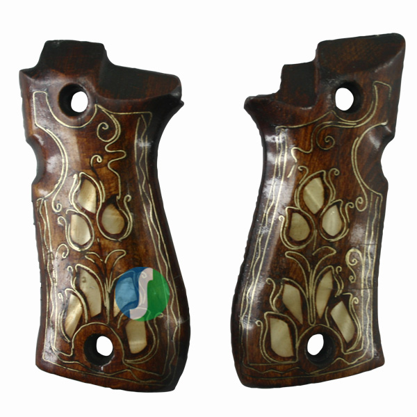 Kabze Baretta 7.65 Sedef İşlemeli