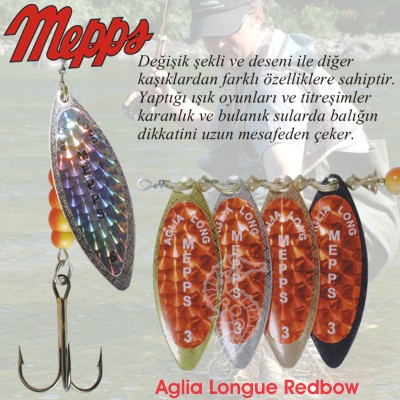 Mepps Aglia Long No:4 Söğüt Döner Kaşık