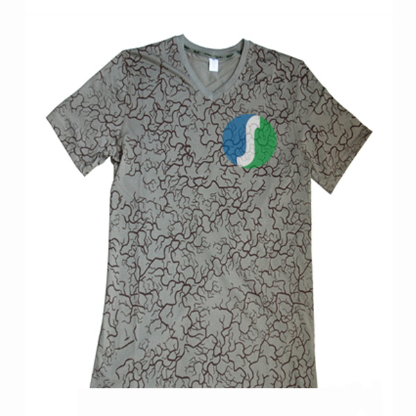 V yaka Çatlak Toprak T Shirt Sts 6 XXL