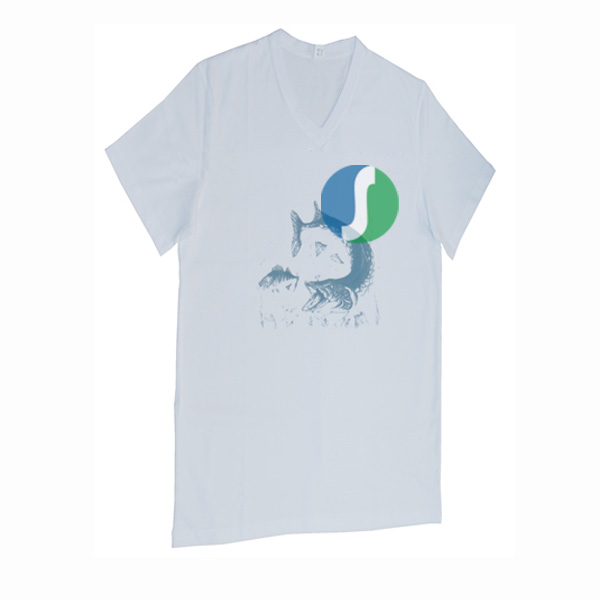 V yaka Beyaz T Shirt Sts 3 XL