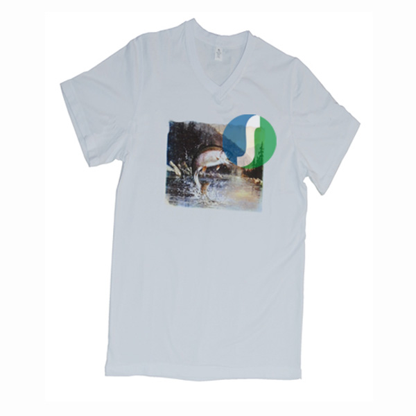 V yaka Beyaz T Shirt Sts 4 XXL