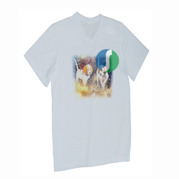 V yaka Beyaz T Shirt Sts 1 XL