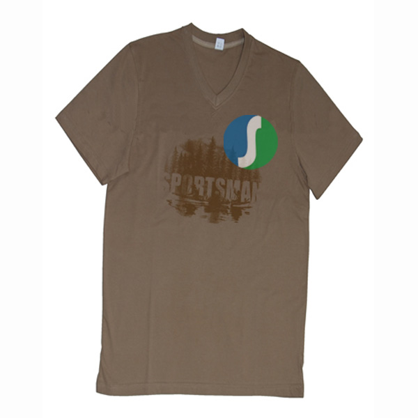 V yaka Taş Sportman T Shirt Sts 20 M