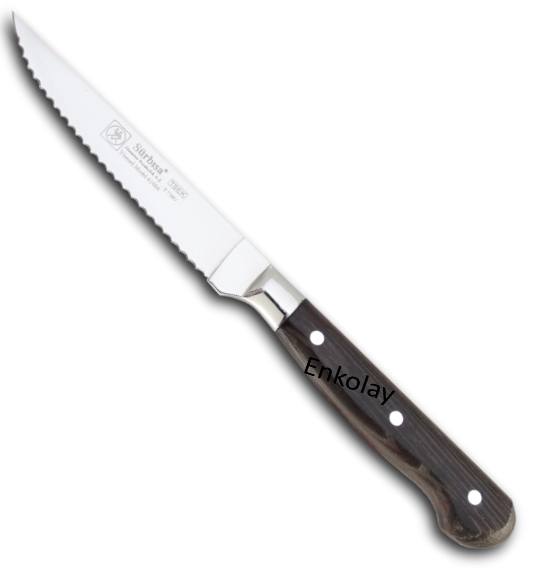 Sürbısa Pimli Biftek Bıçağı 61004-YM-LZ(Yöresel Model Lazer)