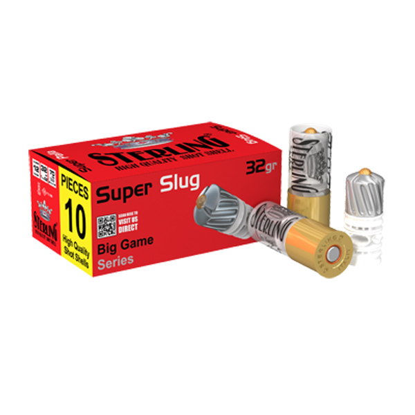 Tek Kurşun 12 Cl. Sterling Süper Slug Av Fişeği