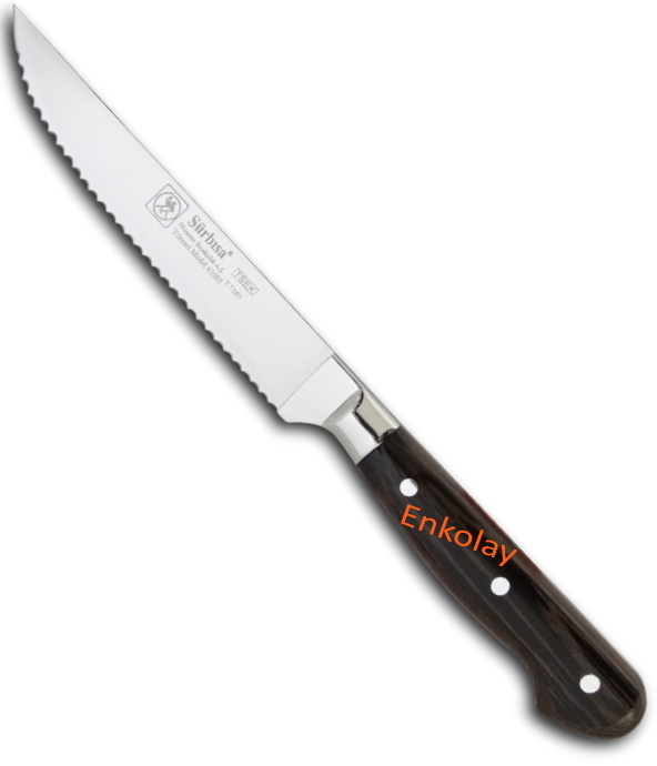 Sürbısa Pimli Biftek Bıçağı 61003-YM-LZ (Yöresel Model Lazer)